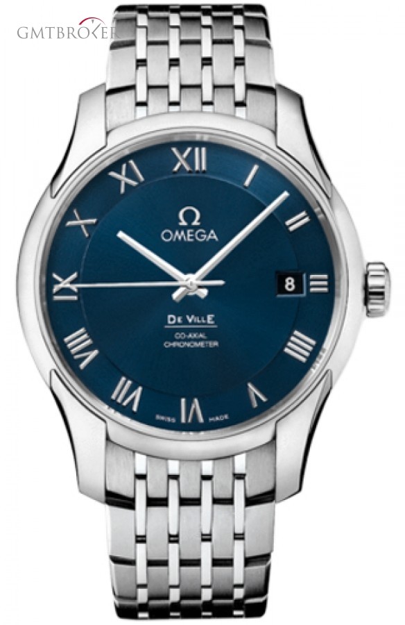 omega 43110412103001 de ville co-axial chronometer mens