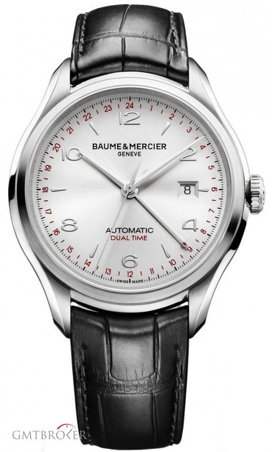 baume mercier 10112 baume mercier clifton automatic dual time