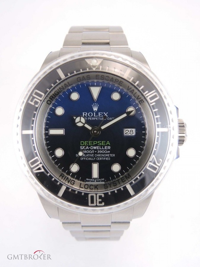 rolex deep blue james cameron 116660 full set 2016 like