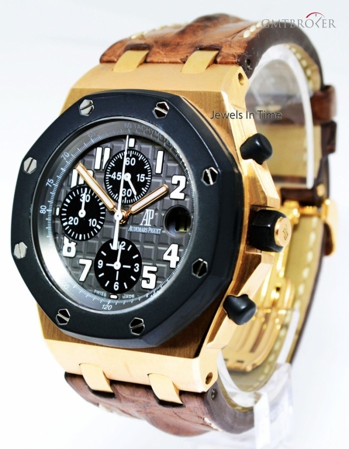 audemars piguet royal oak offshore 18k rose gold mens watch box
