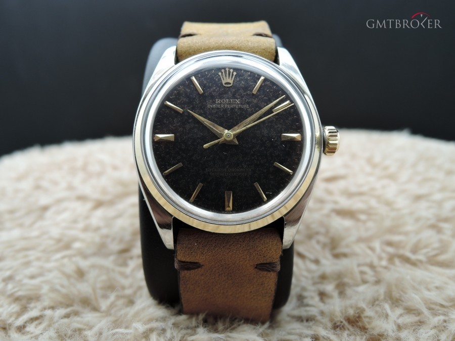 rolexoyster perpetual 1002 original gold dust gilt dial