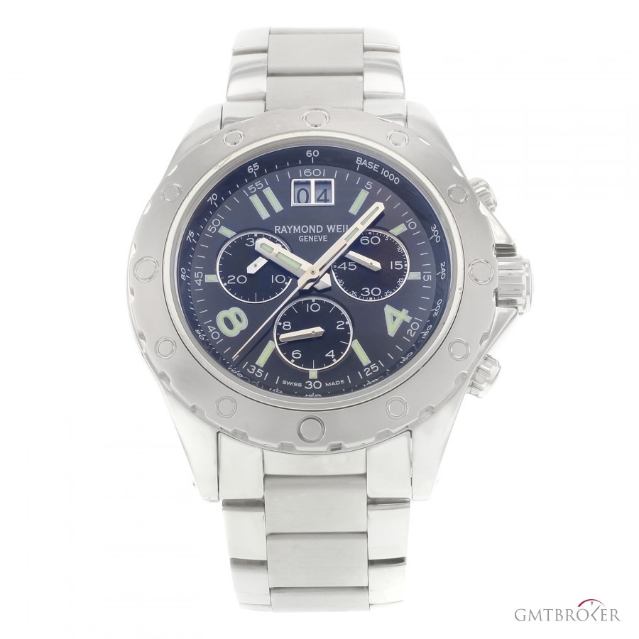 raymond weil rw sport 8500 stainless steel chrono swiss quartz